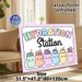 Hydration Station Painting Poster, Pastel-colored Cartoon Cute Water Bottles Poster, Gentle Reminder To Stay Hydrated, Suitable For Office, Home Or_maomaolike.com