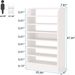 8-Tier Shoe Rack, Wooden Shoe Shelf Shoe Storage Cabinetwh_maomaolike.com
