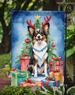 Papillon Christmas Reindeer Garden Flag Mailbox Flag Decorative Yard Flag Banner Outside Patio Artwork Yard Flower Beds, Garden Size, Multicolor_maomaolike.com