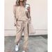 Women's Clothing autumn and winter printed casual long sleeved women's sports suit_maomaolike.com
