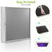 LED Grow Light Full Spectrum Hanging 225 LEDs Plant Grow Lamp Indoor Grow Light For Greenhouse Succulents Seedlings Plants Veg And Flower(15W LEDs)_maomaolike.com