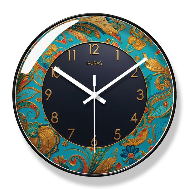 Yipula 7260 Home Wall Modern Fashion Simple Silent Living Room Bedroom Personalized Artistic Quartz Clock_maomaolike.com