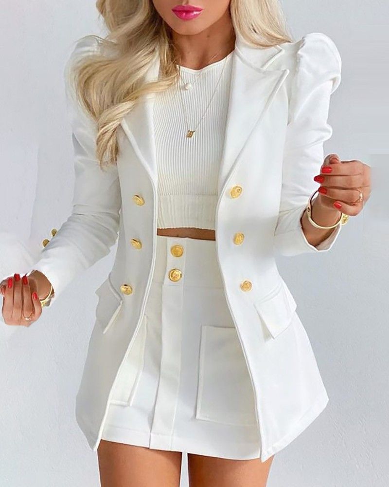 Women's Long Sleeve Blazers Streetwear Flower_maomaolike.com
