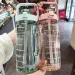 2L Large Capacity Plastic Water Cup Portable Drink Bottle With Time Marker For Outdoor Sports Fitness Kettle_maomaolike.com