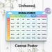 German Modal Verbs Painting Poster, Colorful Structured Grammar Chart Poster, Clear Reference For Learning German Modal Verbs, Suitable For Language_maomaolike.com