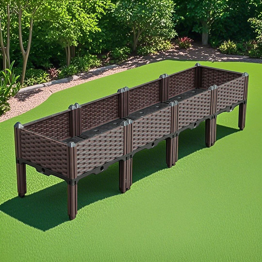 SOGA 2X 160cm Raised Planter Box Garden Bed With Legs_maomaolike.com