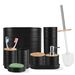 5 Colors Options -- Set Of 8Pcs Bathroom Accessories Set Bathroom Holder Set With Soap Dispenser Toothbrush Holder Cup Soap Dish Toilet Cleaning Brush Trash Can Qtip Holder Vanity Tray For Home_maomaolike.com