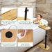 1Pc C-Shaped Bathtub Tray Table With Adjustable Height 360Degree Rotatable Desktop Freestanding Bath Caddy Against Wall Couch Bed Sofa Side Table_maomaolike.com