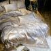 Manufacturer Wholesale Light Luxury European Style All Satin Jacquard Four-Piece Bridal Wedding Room Pure Cotton 4-Piece Bedding S_maomaolike.com