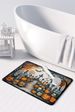 Day Of The Dead Spooky Halloween Memory Foam Kitchen Mat Machine Washable Anti-Fatigue Mat Cushion Comfort Bath Mat Or Kitchen Rug_maomaolike.com