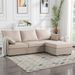93.7' Sectional Sofa With Ottoman_maomaolike.com