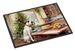 White Boxer Christmas Cookies Doormat Front Door Mat Indoor Outdoor Rugs For Entryway, Non Slip Washable Low Pile, 24H X 36W_maomaolike.com