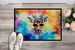 Hippie Animal Deer Doormat Front Door Mat Indoor Outdoor Rugs For Entryway, Non Slip Washable Low Pile, 24H X 36W_maomaolike.com