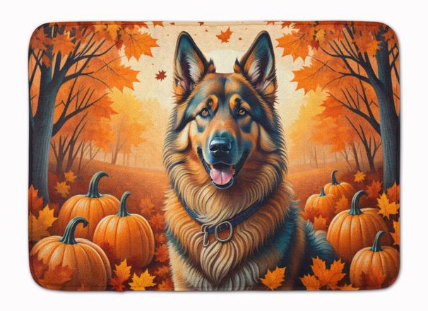 Belgian Tervuren Fall Memory Foam Kitchen Mat Machine Washable Anti-Fatigue Mat Cushion Comfort Bath Mat Or Kitchen Rug_maomaolike.com