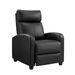 Comfortable Single-Seat Manual Recliner Chair | PU Leather Upholstery | Perfect For Small Spaces_maomaolike.com