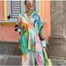 Women's Clothing casual fashion printed shirt collar loose long-sleeved two-piece suit_maomaolike.com