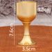 High-end Brass Smooth Surface Goblet White Large Medium Small Copper Craft Ornament Mini Wine Glass Wholesale_maomaolike.com