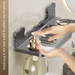 Kitchen Cloth Wall-Mounted No-Drill Countertop Drying Household Bathroom Draining Rack Storage Artifact_maomaolike.com