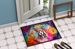Hippie Animal Goat Doormat Front Door Mat Indoor Outdoor Rugs For Entryway, Non Slip Washable Low Pile, 24H X 36W_maomaolike.com