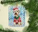 Wheaten Terrier Christmas Porcelain Ornament Christmas Tree Hanging Decorations For Home Christmas Holiday, Rectangle, Gift, Multicolor_maomaolike.com