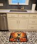 Basenji Fall Memory Foam Kitchen Mat Machine Washable Anti-Fatigue Mat Cushion Comfort Bath Mat Or Kitchen Rug_maomaolike.com