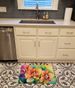 Orchids In Watercolor Memory Foam Kitchen Mat Machine Washable Anti-Fatigue Mat Cushion Comfort Bath Mat Or Kitchen Rug_maomaolike.com