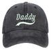 Unisex Washed cotton Alphabet daddy embroidered baseball cap Cotton duck hat Dad hat Hip Hop hat_maomaolike.com