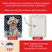 Poodle Christmas Porcelain Ornament Christmas Tree Hanging Decorations For Home Christmas Holiday, Rectangle, Gift, Multicolor_maomaolike.com
