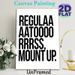 Playful Typography Themed Painting Poster, Minimalist Black Bold Text Poster, Unique Repeated-letter Design Ideal For Home And Office Wall Decor_maomaolike.com