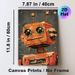 Vintage Robot Painting Poster, Retro Distressed Weathered Robot Illustration Poster, Nostalgic Mechanical-themed Decor Ideal For Home Office, Game_maomaolike.com
