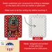 Mastiff Holiday Christmas Porcelain Ornament Christmas Tree Hanging Decorations For Home Christmas Holiday, Rectangle, Gift, Multicolor_maomaolike.com