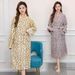 Leopard Print & Rainbow Chenille Robes: Softness Meets Versatility For Men & Women_maomaolike.com