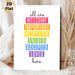 Welcoming Inclusive Slogan Painting Poster, Vibrant Color-block Typographic Poster, Warm Accepting Message, Ideal For Office, Living Room And Shared_maomaolike.com