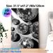 Disco Ball Themed Painting Poster, Monochrome Sleek Mirrored Disco Balls Poster, Brings Retro Stylish Vibe, Suitable For Living Room, Bar Or Party_maomaolike.com