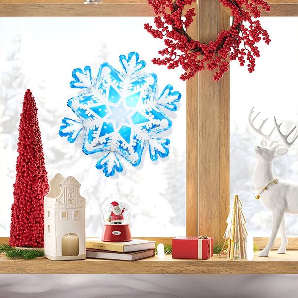 Christmas Snowflake Balloon - 70cm X 72cm Foil Party Decoration Fo 84pcs_maomaolike.com