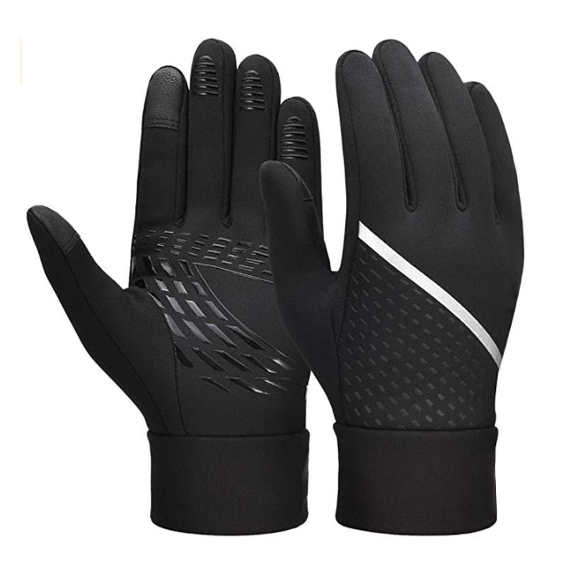 Sports Gloves Skiing Cycling Motorcycle Hiking Windproof Warm Fleece Touch Screen Non-slip Children's Cycling Gloves_maomaolike.com
