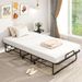 Twin Size Folding Bed With Memory Foam Mattress And Heavy-duty Metal Frame_maomaolike.com