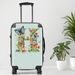 Letter H2 Luggage, 20/24/28 Inch Luggage, Carry-On, Custom Luggage, Luggage Set, Suitcase, Travel, Vacation, Cabin Suitcase, Custom Suitcase, Personalized Luggage_maomaolike.com