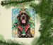 Newfoundland Christmas Porcelain Ornament Christmas Tree Hanging Decorations For Home Christmas Holiday, Rectangle, Gift, Multicolor_maomaolike.com