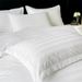 Homestay Stripe Fly Edge Style Four-Piece Linen Hotel 4-Piece Set Cross-Border Trade_maomaolike.com