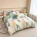 New Airbrushed All-Cotton Four-Piece Pure Cotton Sheet Double Bed Bedding Set Quilt Cover_maomaolike.com