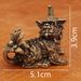 Brass Unicorn With Hollow Bottom, Mythical Creature Qilin, National Trend Brassware, Street Stall Small Metal Ornament, Handicraft_maomaolike.com
