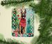 Belgian Malinois Christmas Porcelain Ornament Christmas Tree Hanging Decorations For Home Christmas Holiday, Rectangle, Gift, Multicolor_maomaolike.com