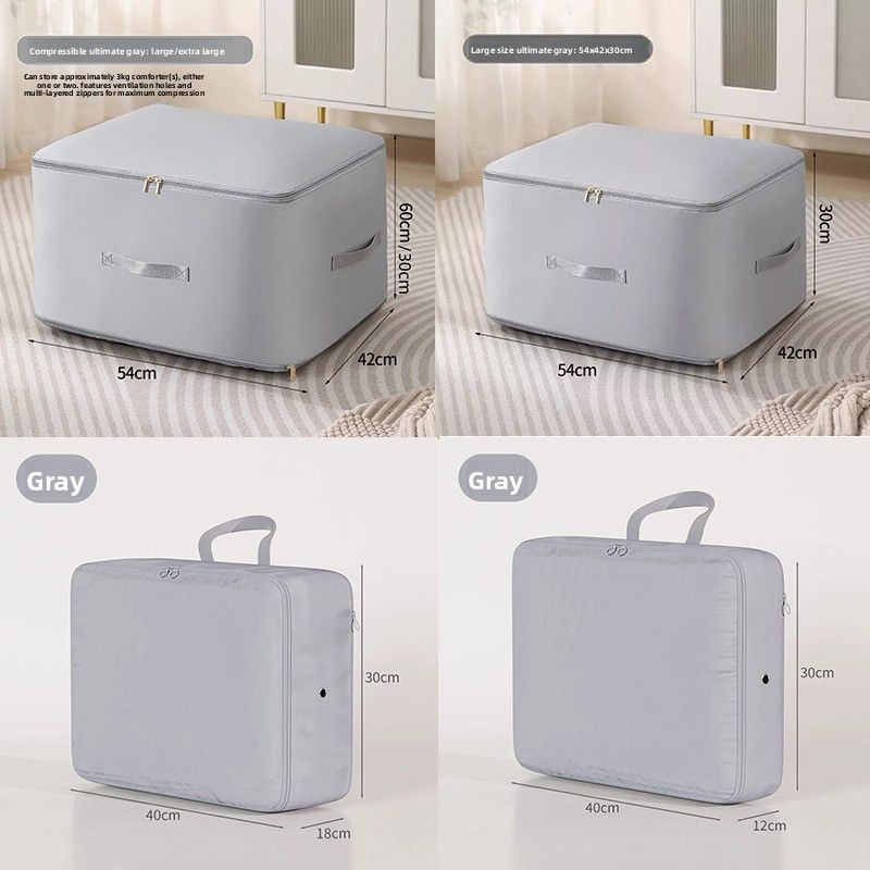 Down Jacket Compressible Storage Artifact Home Four-Piece Set Quilt Clothes Compression Bag Suitcase_maomaolike.com