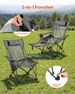 Reclining Camping Chair, 4 Adjustable Positions, Portable Folding Lounger For Adults, Mesh Beach Chair With Headrest & Foot Rest, Supports 220 Lbs, Heavy Duty Camp Chairs For Patio, Gray_maomaolike.com