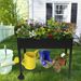 Mobile Metal Raised Garden Bed Cart With Legs, Elevated Tall Planter Box With Wheels For Outdoor Indoors House Patio Backyard Vegetables Tomato DIY Herb Grow Black_maomaolike.com