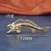 Animal Alloy Top-sale Fish Keychain Pendant Cross-Border European And American Style Personalized Bone Ornament Wholesale Biological_maomaolike.com
