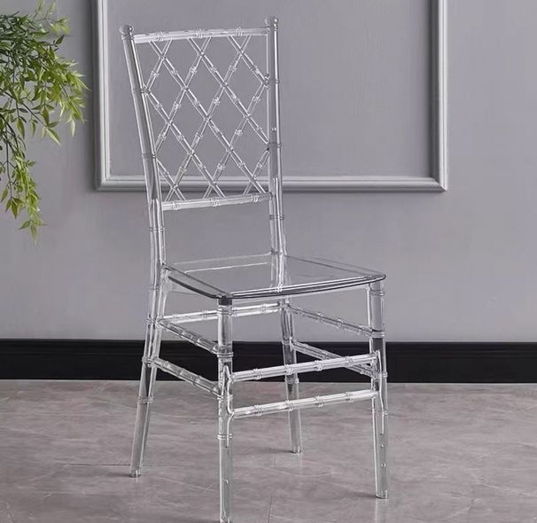 SIMPLE AND BEAUTIFUL TRANSPARENT BAMBOO CHAIR WEDDING PARTY CAN BE APPLIED ZHUGE-4_maomaolike.com