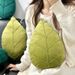 Home Garden Green Plant Leaf Rainforest Pillow Simple Home Fabric Hug Waist Cushion Cushion_maomaolike.com
