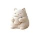 Compact Cat Figurine Statue Drinking Shape, Household Decor Ornament For Desk, Bookshelf, Office And Living Room Display
_maomaolike.com